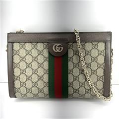Gucci GG Supreme Ophidia Brown Small Shoulder Bag!